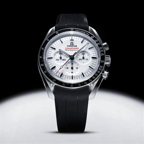 omega speedmaster dial|Omega Speedmaster white dial price.